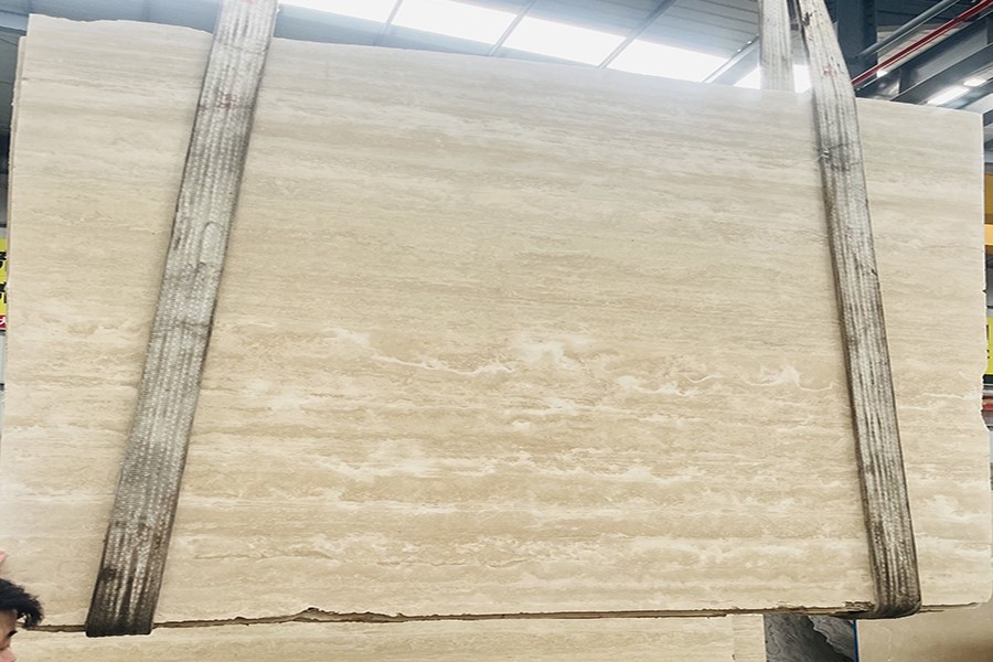 product-900-600 Travertino Ivory Slab Filled & Honed