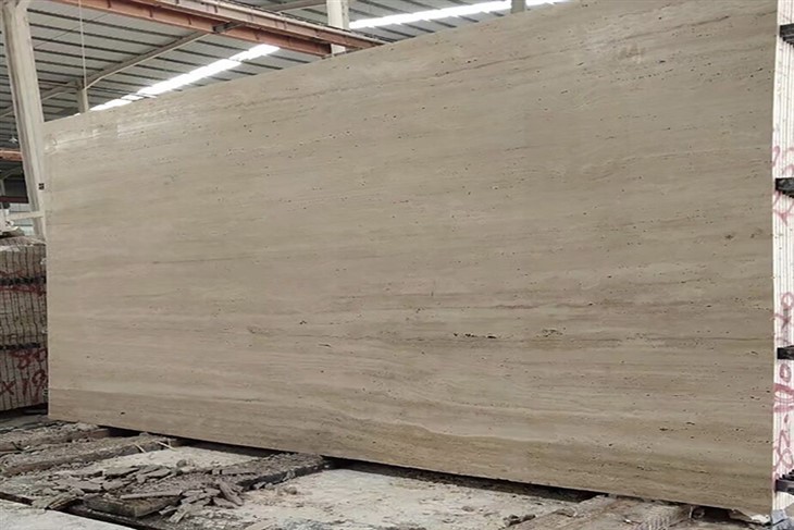 Travertino Ivory Rough Slab
